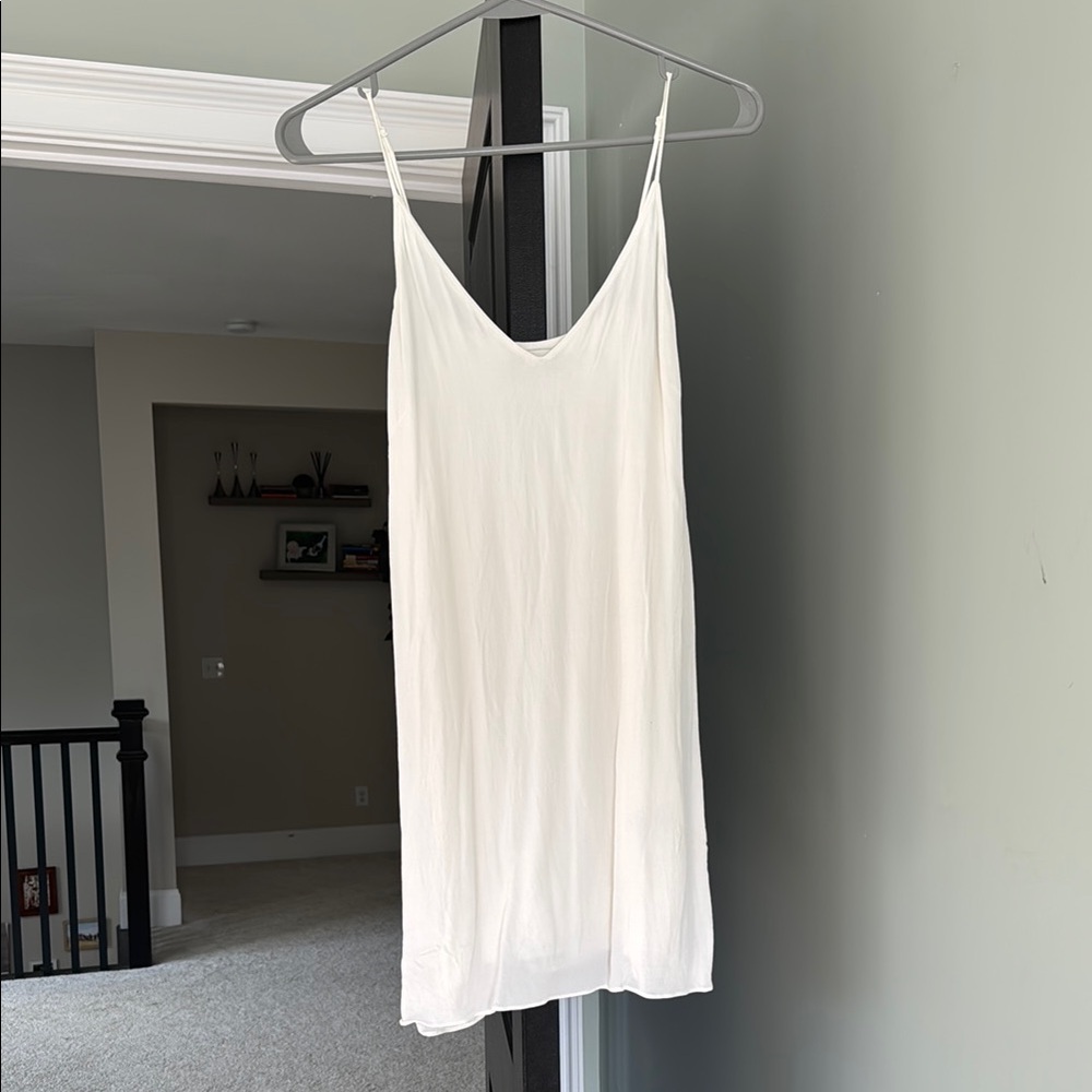 Elegant White Slip Dress